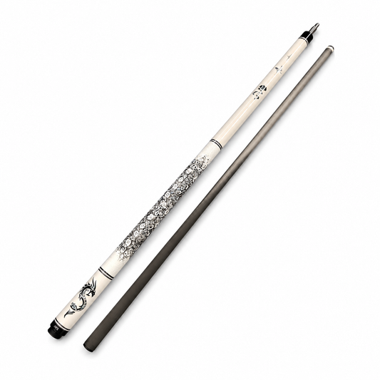 Jflowers JF20-15 Pool Cue (White) - BilliardCuesOnline