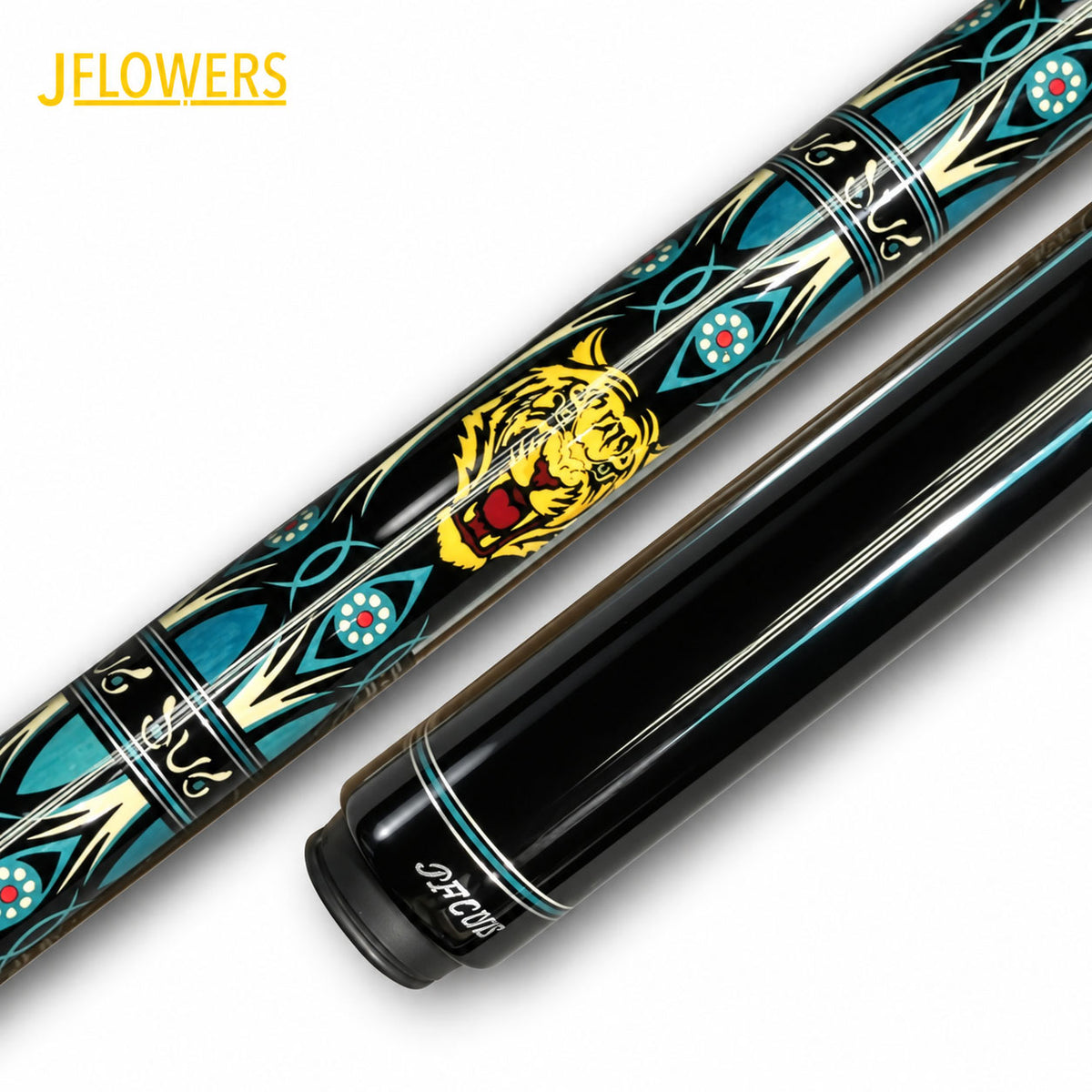 JFlowers JF60 - 06 Pool Cue (King Tiger) - BilliardCuesOnline