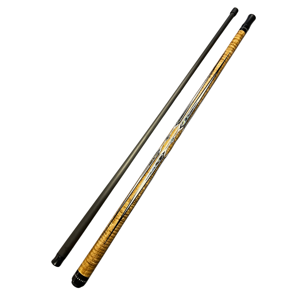 AC1 Carbon Shaft Artisan Custom Pool Cue for sale at BilliardCuesOnline