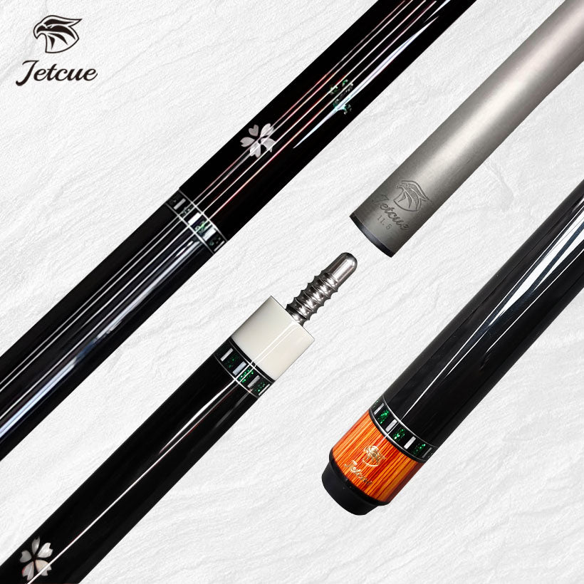 Jetcue Sakura Series Pool Cue (Ebony) BilliardCuesOnline