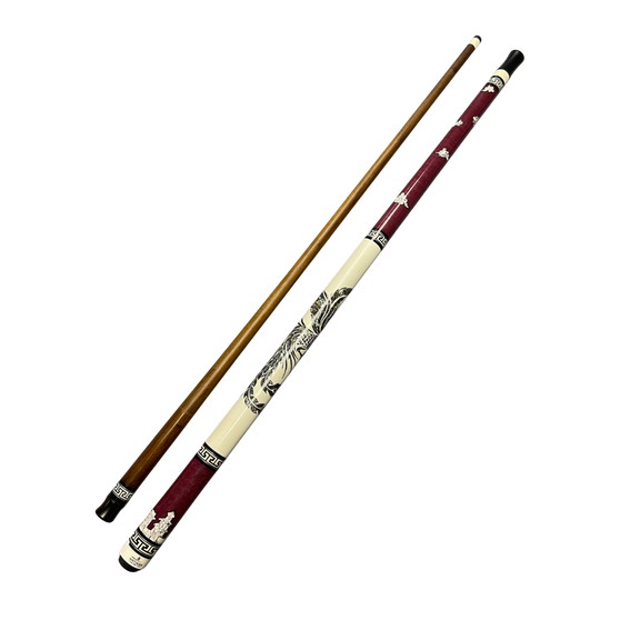 Rising Phoenix Artisan Custom Pool Cue for sale at BilliardCuesOnline