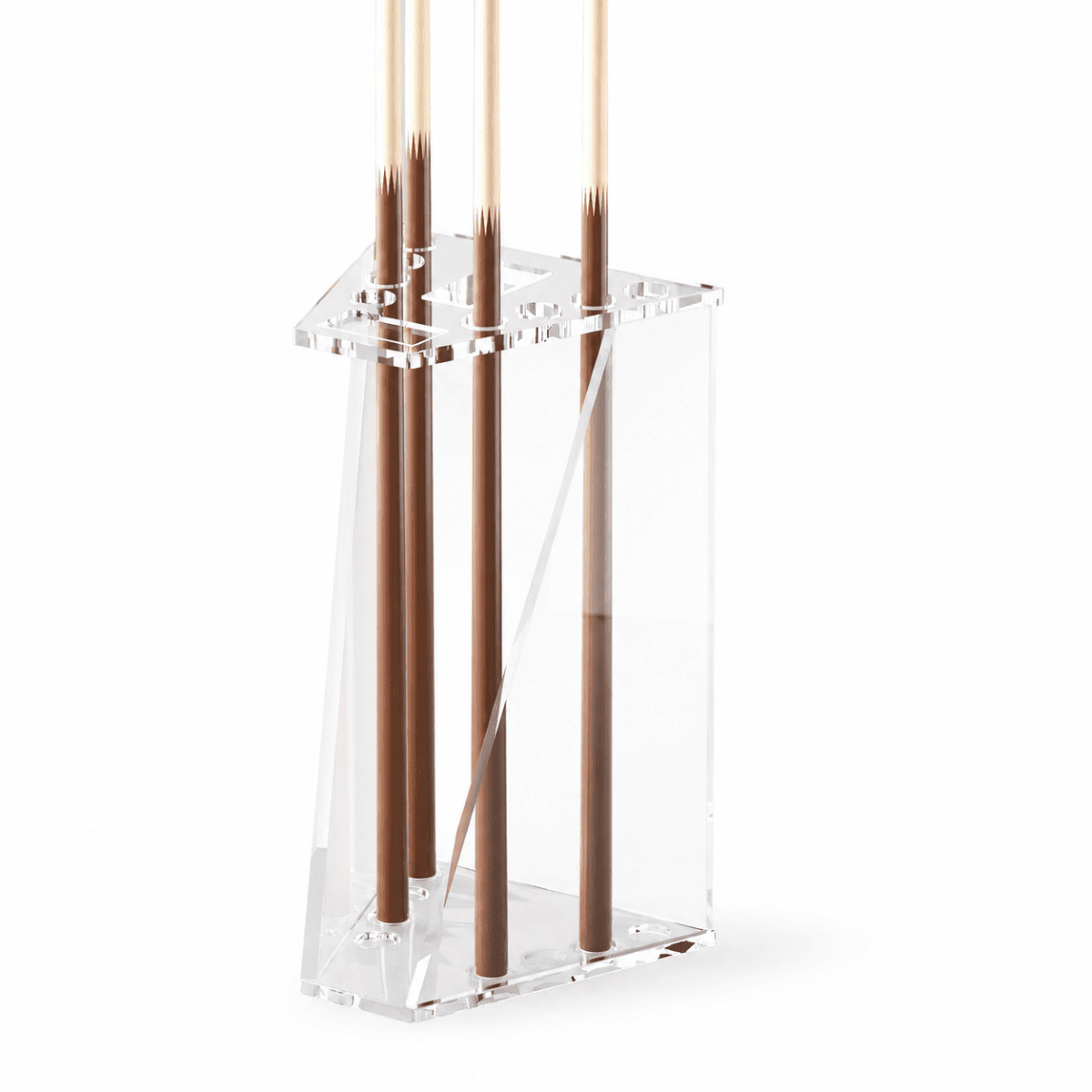 Clear Acrylic Cue Rack - BilliardCuesOnline
