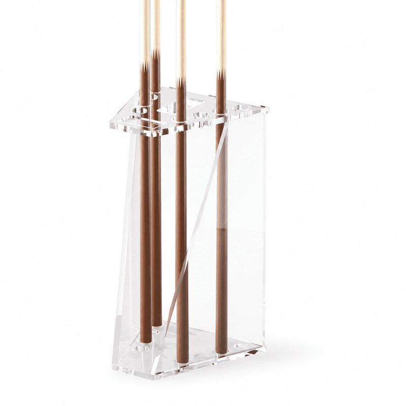 Clear Acrylic Cue Rack - BilliardCuesOnline