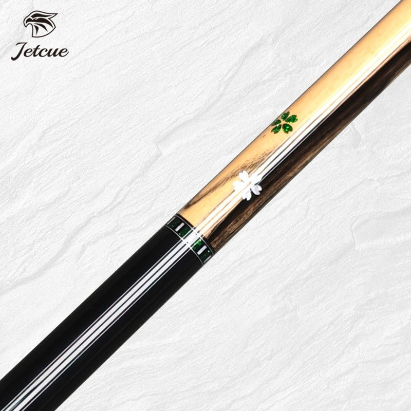 Jetcue Sakura Blade Pool Cue (Black and White Ebony) - BilliardCuesOnline