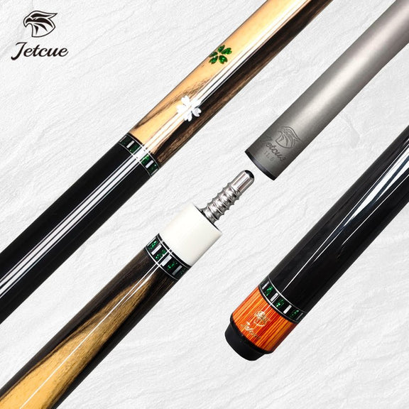 Jetcue Sakura Blade Pool Cue (Black and White Ebony) - BilliardCuesOnline