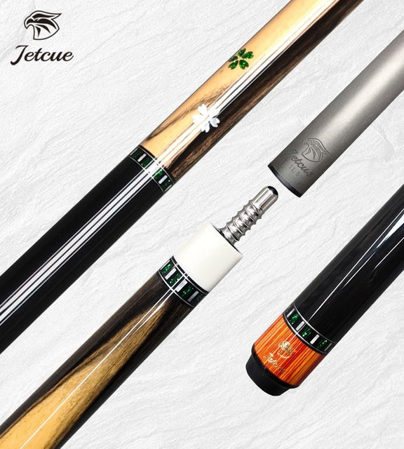Jetcue Sakura Blade Pool Cue (Black and White Ebony) - BilliardCuesOnline