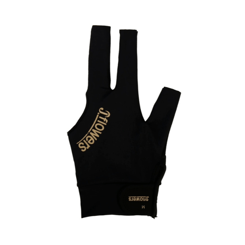 JFlowers Billiard Gloves Black Left Hand - BilliardCuesOnline