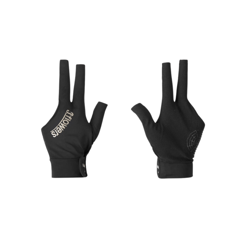 JFlowers Billiard Gloves Black Left Hand - BilliardCuesOnline