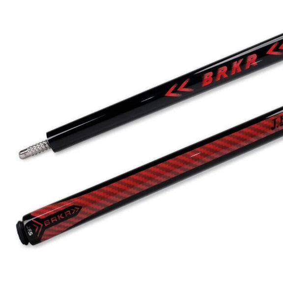 JFlowers BRKR Red Break Pool Cue (No Wrap) - BilliardCuesOnline