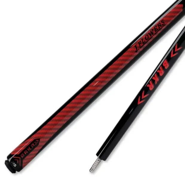 JFlowers BRKR Red Break Pool Cue (No Wrap) - BilliardCuesOnline