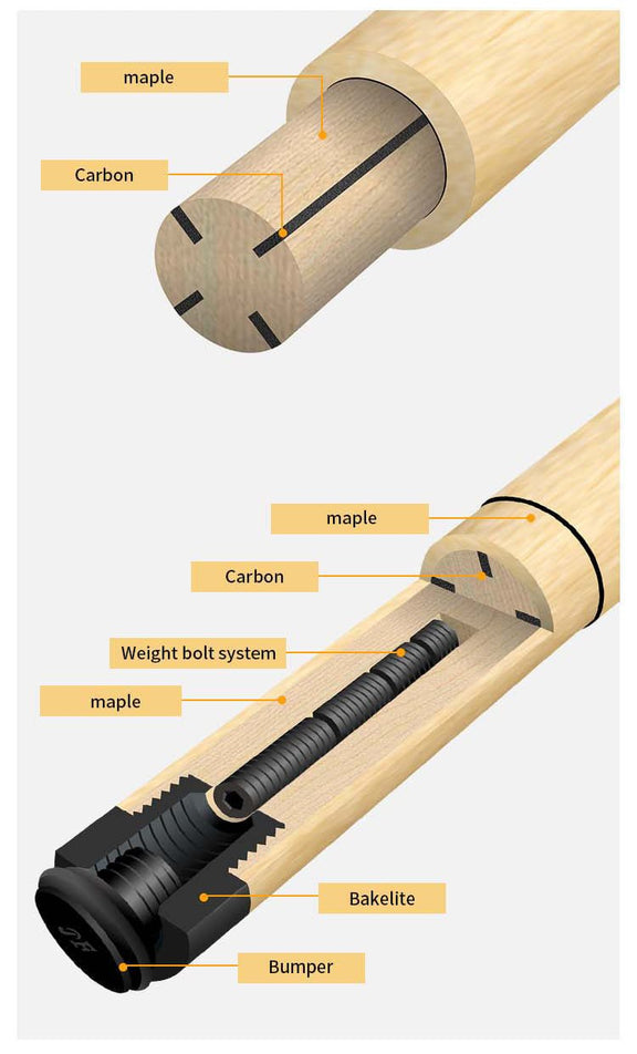 JFlowers JF30 - 01 Pool Cue - BilliardCuesOnline