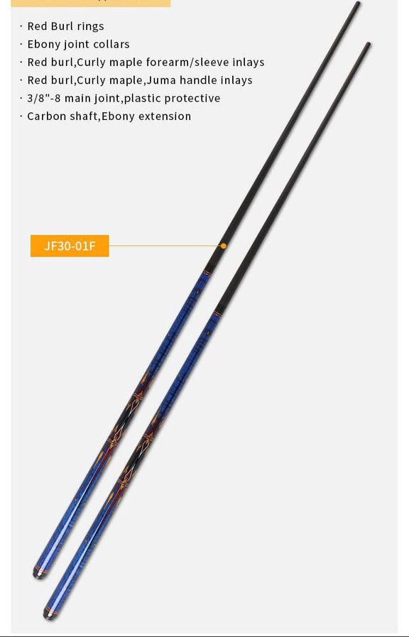 JFlowers JF30 - 01 Pool Cue - BilliardCuesOnline
