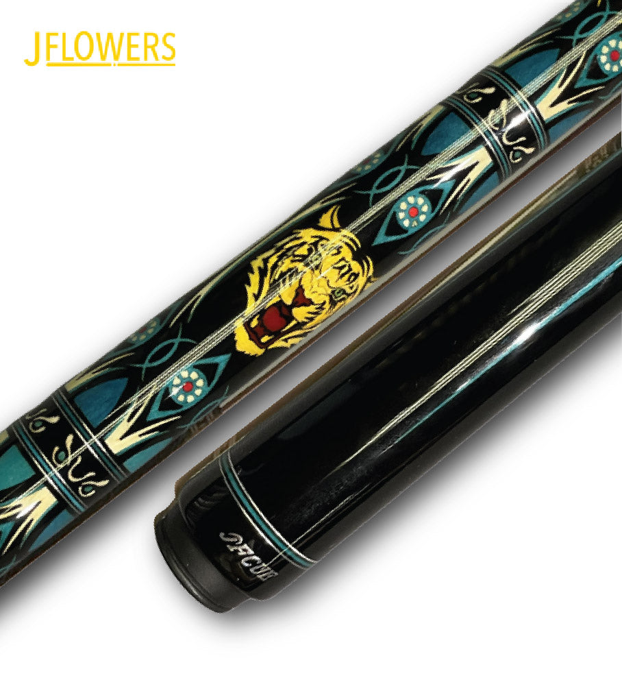 JFlowers JF60 - 06 Pool Cue (King Tiger) - BilliardCuesOnline