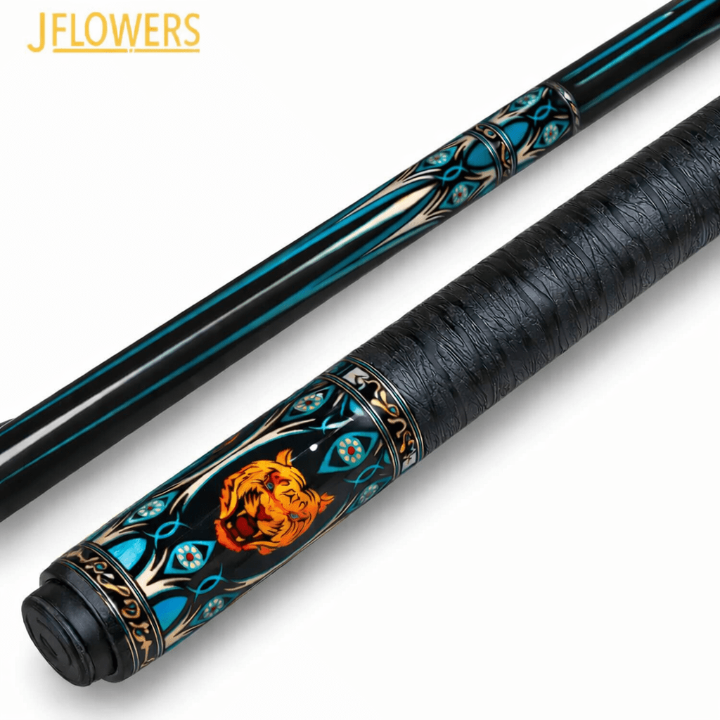 JFlowers JF60 - 06 Pool Cue (King Tiger) - BilliardCuesOnline