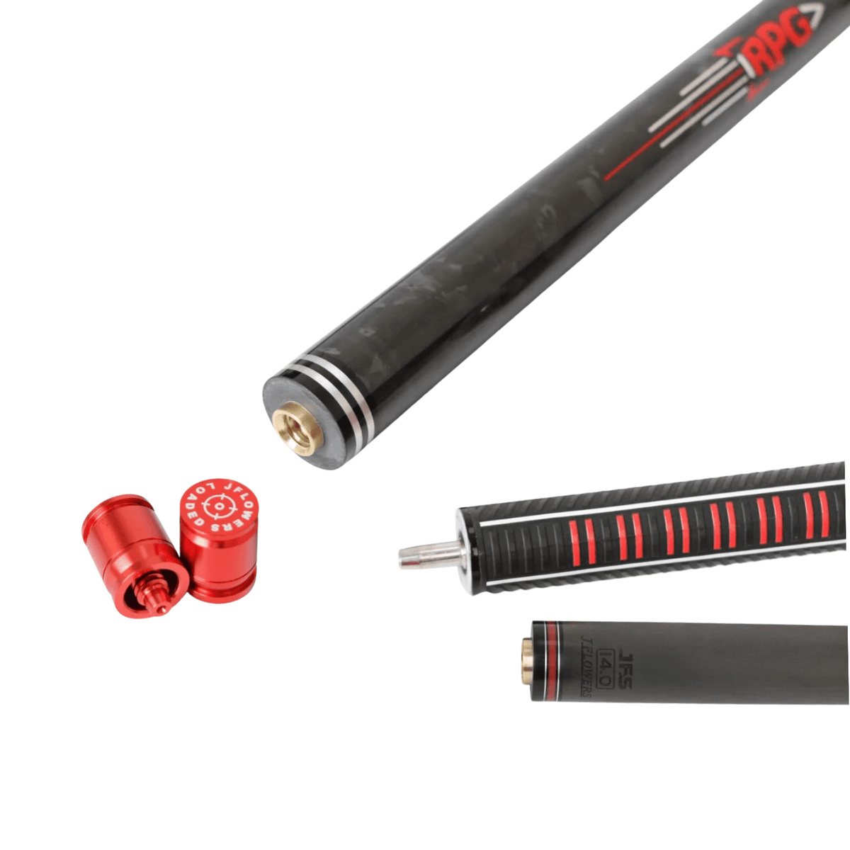 Jflowers RPG Jump Cue (No Wrap) - BilliardCuesOnline