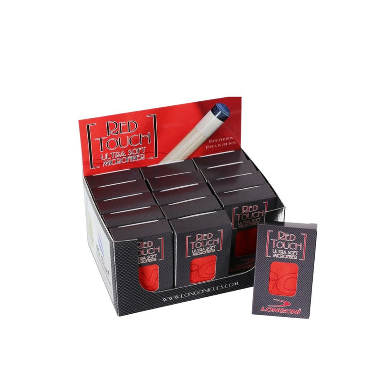 LONGONI Red Touch Ultra Soft Microfiber Cloth - BilliardCuesOnline