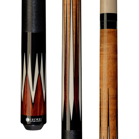 Lucasi Custom Antique Birdseye & Cocobolo Pool Cue - BilliardCuesOnline