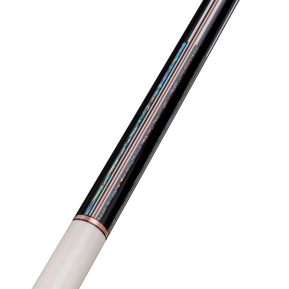 Lucasi Custom Art Deco Rose Gold Pool Cue - BilliardCuesOnline