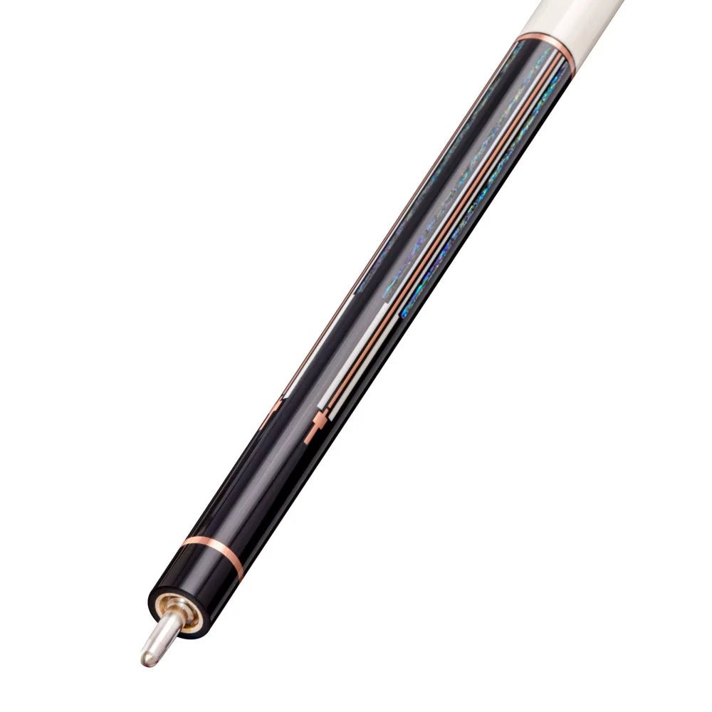 Lucasi Custom Art Deco Rose Gold Pool Cue - BilliardCuesOnline