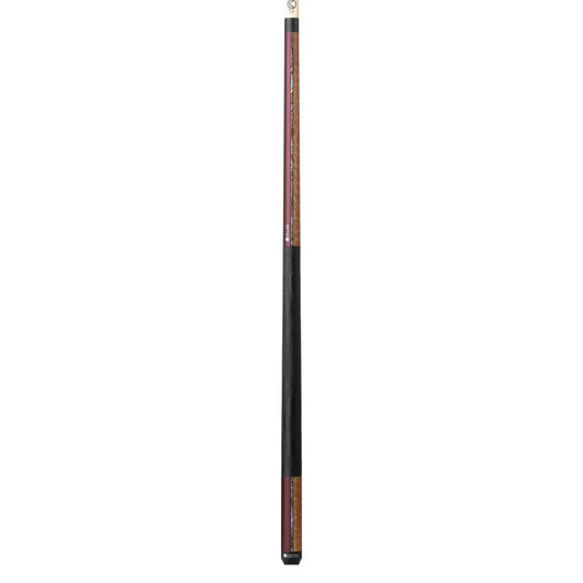 Lucasi Custom Duo Garnet Red / Exotic Apitong Pool Cue - BilliardCuesOnline