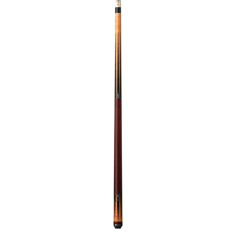 Lucasi Hybrid Gold Stained Birdseye Maple Pool Cue - BilliardCuesOnline