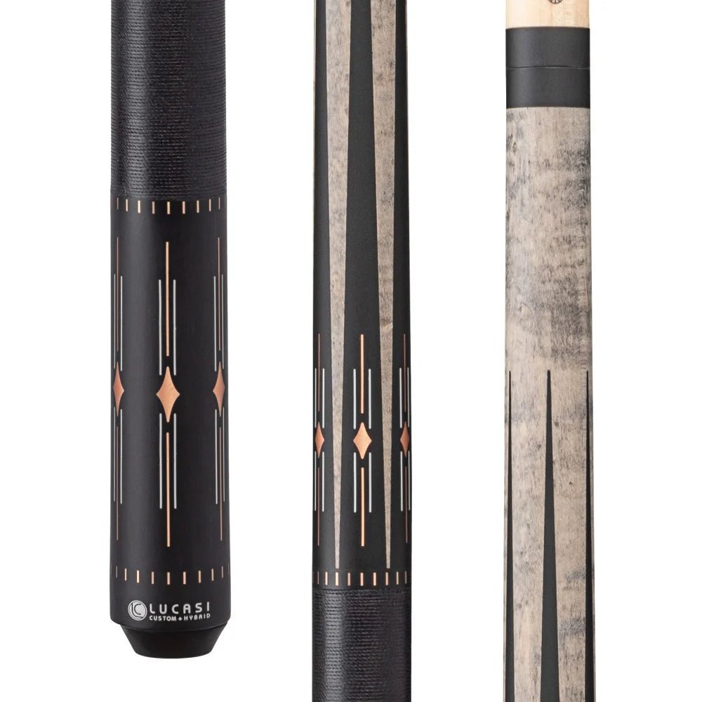 Lucasi Hybrid Matte Grey Pool Cue - BilliardCuesOnline