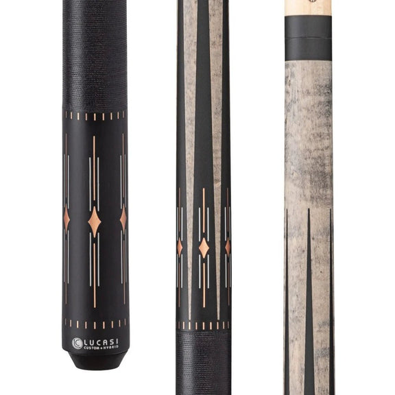 Lucasi Hybrid Matte Grey Pool Cue - BilliardCuesOnline