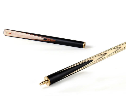 Riley England Ebony Series 4 - 3/4 Cut Snooker Cue - BilliardCuesOnline