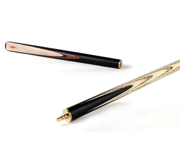 Riley England Ebony Series 4 - 3/4 Cut Snooker Cue - BilliardCuesOnline
