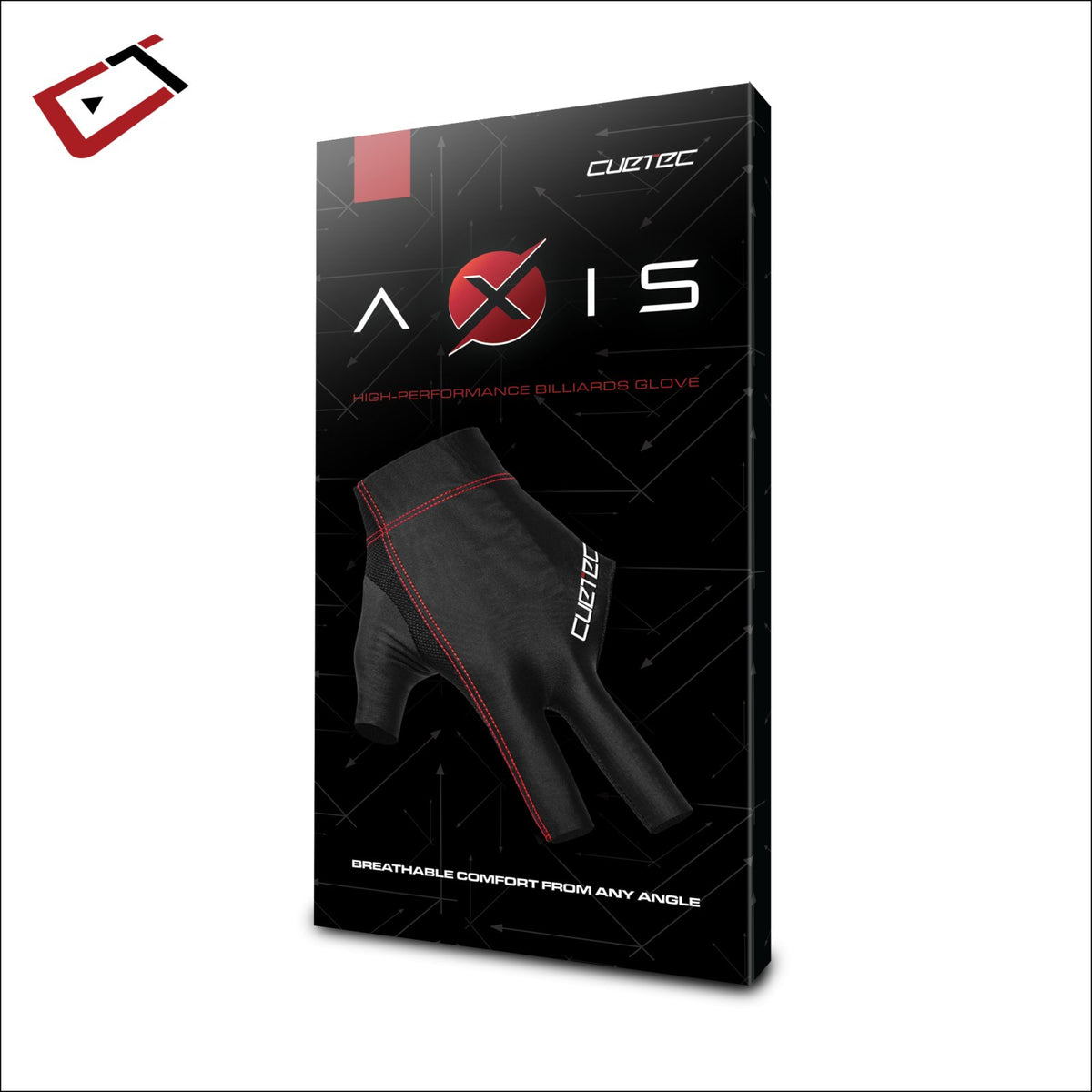 Cuetec Axis Glove Black - BilliardCuesOnline | Singapore pool, snooker and billiard retail and wholesaler