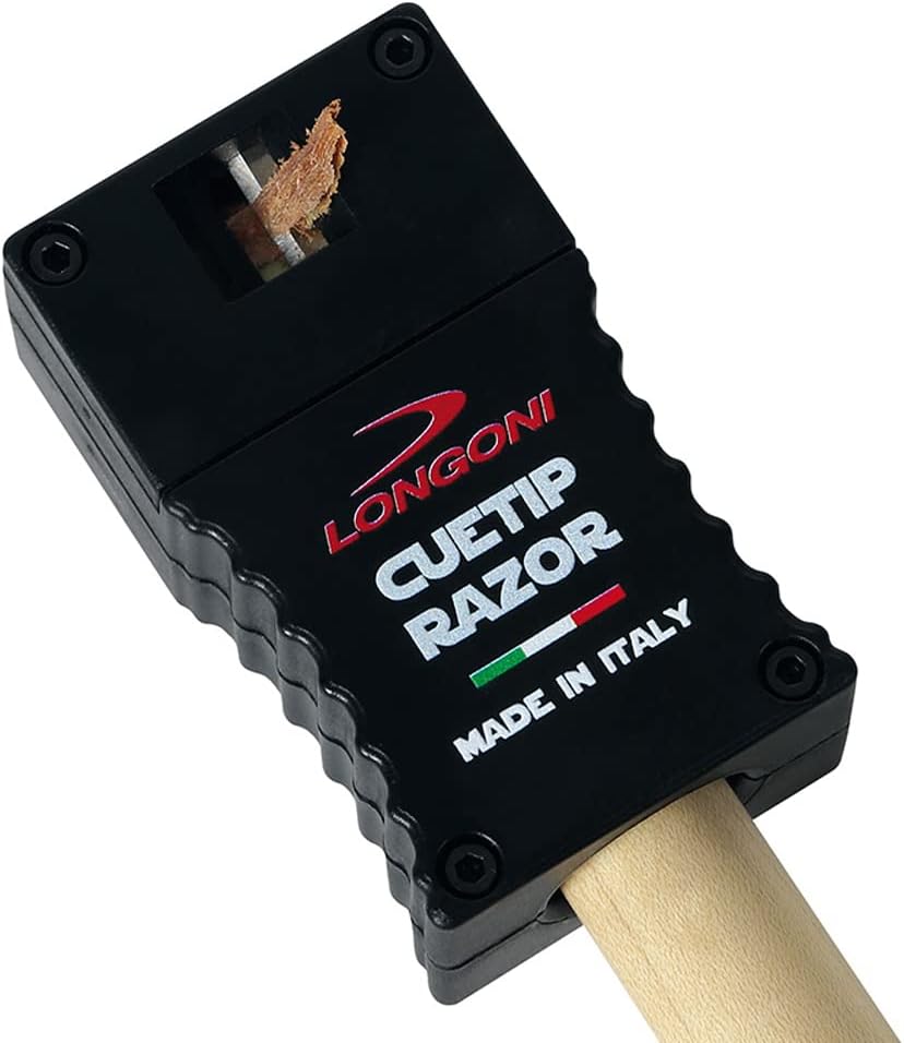 Longoni Billiard Pool Cue Tip Razor Edger Trimmer Shaper Scuffer - BilliardCuesOnline | Singapore pool, snooker and billiard retail and wholesaler
