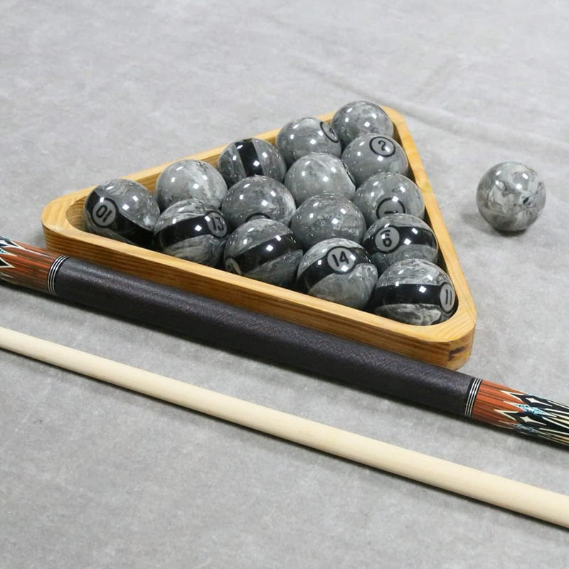 New Style Marble American Pool Ball Set - BilliardCuesOnline | Singapore pool, snooker and billiard retail and wholesaler