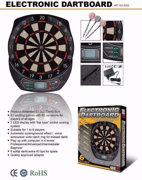 Premium Electronic Soft Tip Dartboard – BilliardCuesOnline